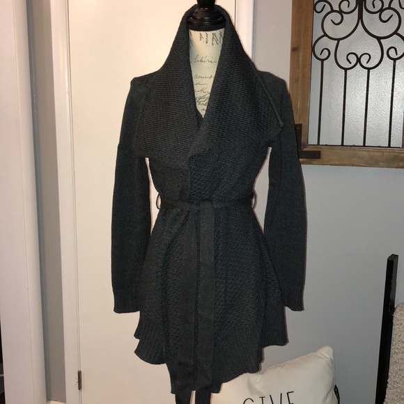 Dockers Sweaters - Dockers navy blue wrap long sweater Size PL